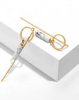 The Zlin Cylinder Earrings by Aviv Jewelry