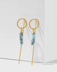 The Zlin Cylinder Earrings by Aviv Jewelry
