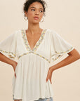 The Grace Embroidered Top