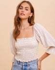 The Hannah Puff Sleeve Top