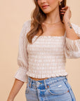 The Hannah Puff Sleeve Top