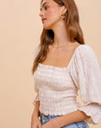 The Hannah Puff Sleeve Top