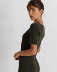 The Hara Ribbed Midi Dress