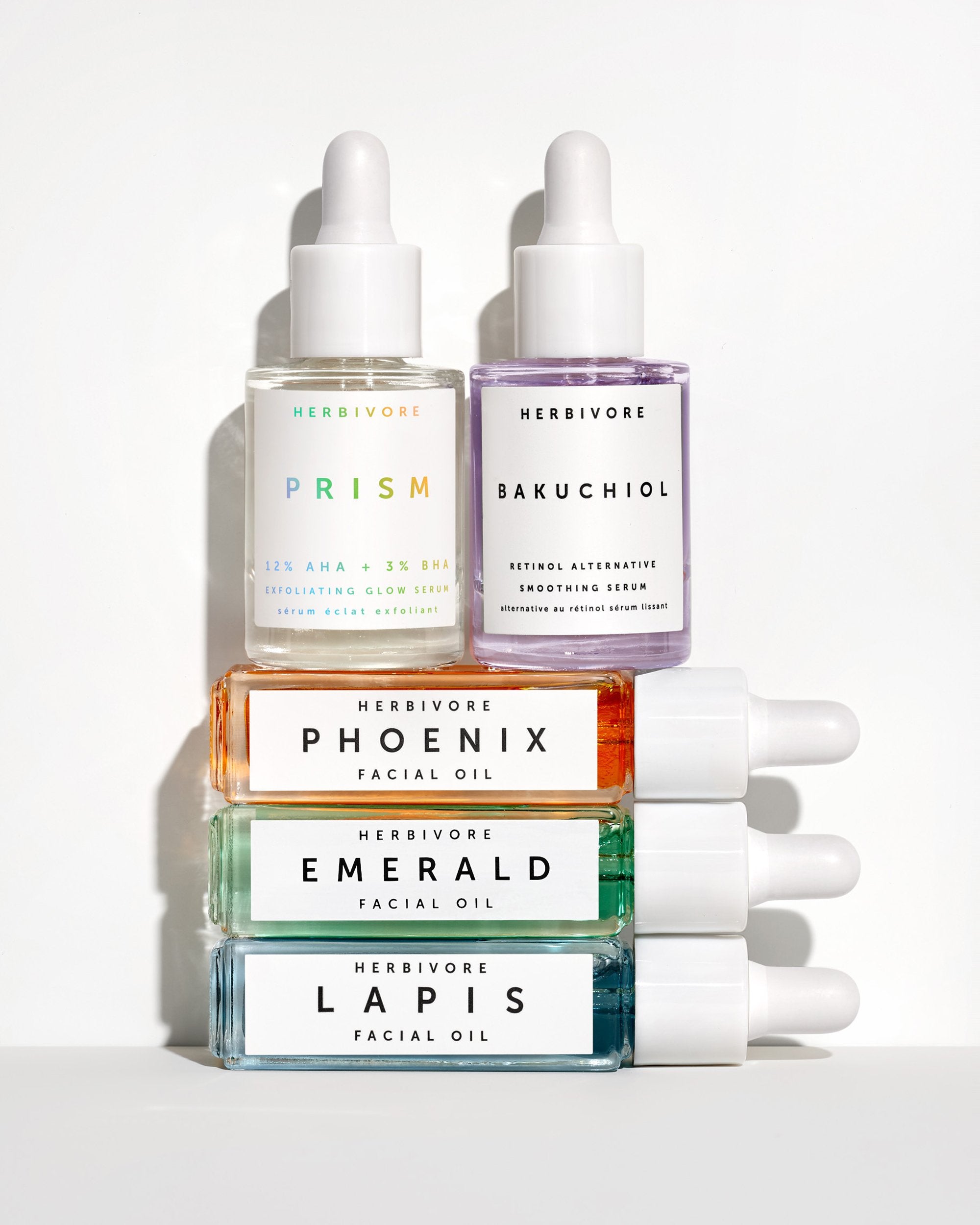 Jewel Box Mini Facial Oil + Serum Set by Herbivore Botanicals