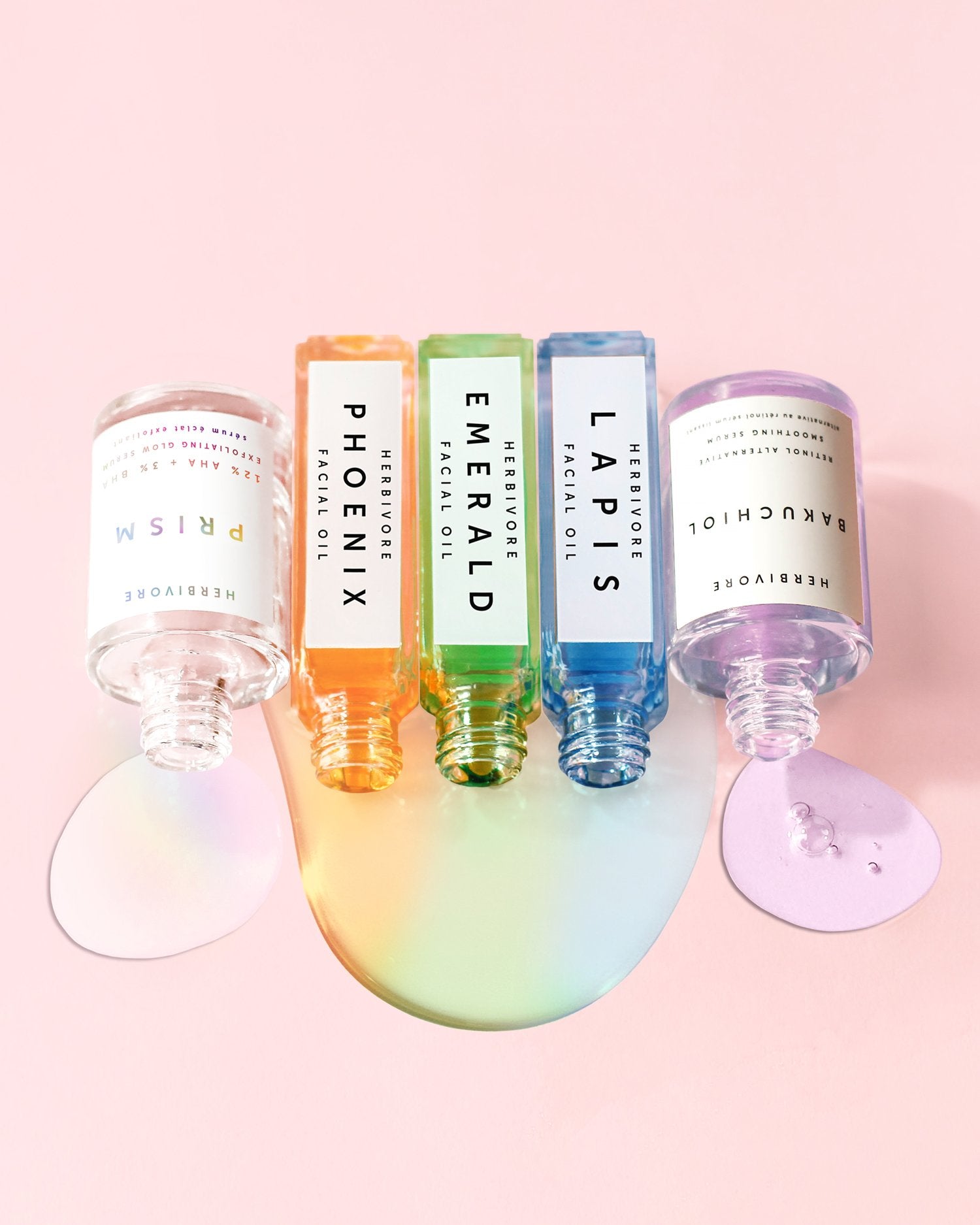 Jewel Box Mini Facial Oil + Serum Set by Herbivore Botanicals