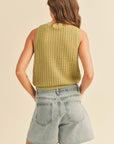 The Jaylen Crochet Drawstring Top