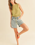 The Jaylen Crochet Drawstring Top
