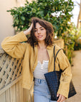 The Hayden Mustard Cord Jacket