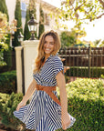The Georgia Striped Mini Dress