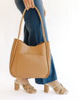 The Mischa Tan Vegan Shoulder Bag