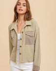 The Kaya Oversized Button Up Top
