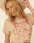 The Leopard Drawing Vintage Wash Tee