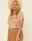 The Leopard Drawing Vintage Wash Tee