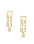 The Logan Baguette Chandelier Earrings