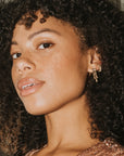 The Logan Baguette Chandelier Earrings
