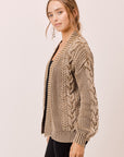 The Miranda Cable Knit Cardigan