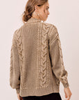 The Miranda Cable Knit Cardigan