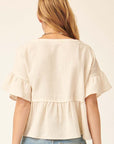 The Marin Peplum Top