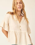 The Marin Peplum Top