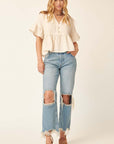 The Marin Peplum Top