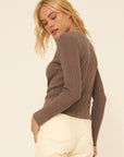 The Macy Button Front Sweater