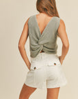 The Maeve Reversible Twist Top