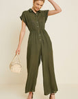 The Malia Buttondown Jumpsuit