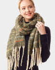 The Mara Colorful Stitch Scarf