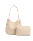 The Mischa Bone Vegan Shoulder Bag