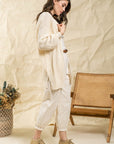The Paris Eyelet Cardigan