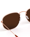 The Parker Thin Metallic Frame Sunglasses