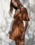The Randi Spotted Smocked Dress