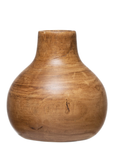 Walnut Stained Paulownia Wood Vase