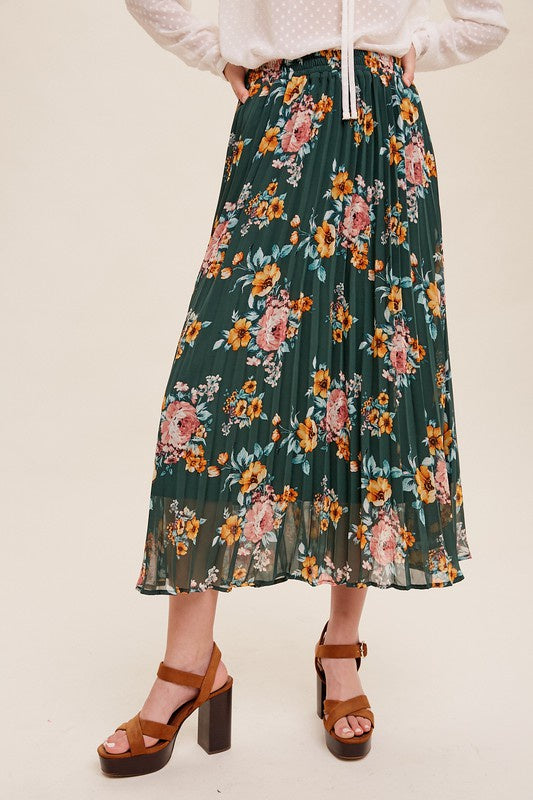 strapless open back dress Petal and Pup Womens Shania Pleated Maxi Dress main image 0