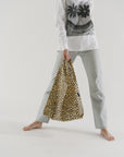 Honey Leopard Standard Reusable Bag by Baggu