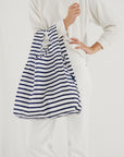 Sailor Stripe Standard Reusable Bag by Baggu