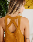 The Zenny Flare Criss-Cross Tank