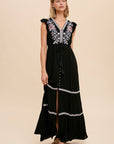 The Everlee Embroidered Maxi Dress