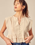 The Anaise Ruffled Blouse