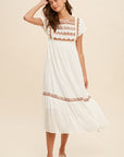 The Julia Geometric Embroidered Dress