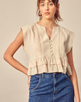 The Anaise Ruffled Blouse