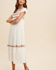 The Julia Geometric Embroidered Dress
