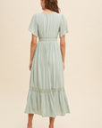 The Sadie Embroidered Midi Dress