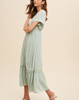 The Sadie Embroidered Midi Dress