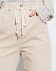The Sana Corduroy Drawstring Pants