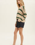 The Stormi Striped Knit Sweater