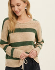 The Stormi Striped Knit Sweater