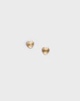 The Tiny Starburst Heart Studs by Michelle Starbuck Designs