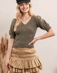 The Vivian Puff Sleeve Top
