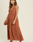 The Saya Button Down Maxi Dress